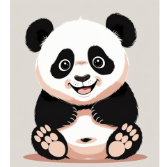 ぱんだのほっこりスタンプ