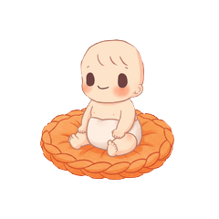 可愛い赤ちゃんの日常スタンプ