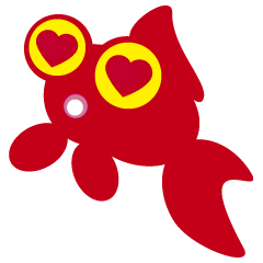 赤出目金の花子