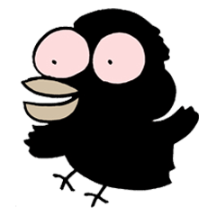 おしゃべりカラス