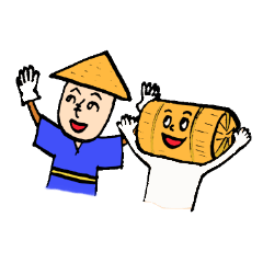 稲妻家のゆかいなお米たち。