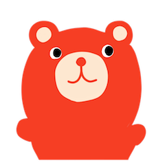 ゆるい関西弁 赤いくま