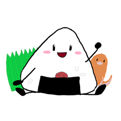 お弁当箱のおにぎりくん【うめぼし】