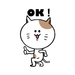 表情豊かなネコ。