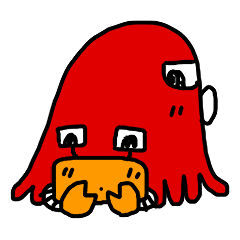 かにくんのスタンプ