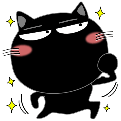 毎日、黒猫家族