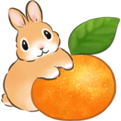 冬＆年末年始☆うさぎのスタンプ