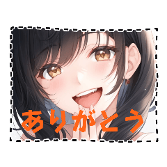 女の子(黒髪ロング)日常ver.1