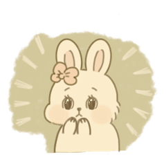 やさしいもごもごうさぎ