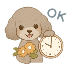 マルチーズ＆トイプードルのLINEスタンプ