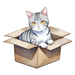 サバトラ猫スタンプ（その２）