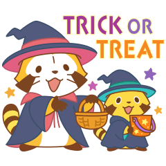 ラスカル ハロウィンスタンプ