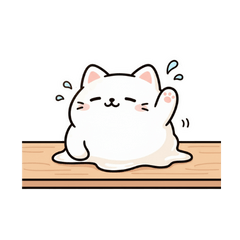 とろけるもちねこ