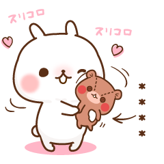 ちびうさが送る大好きカスタムスタンプ