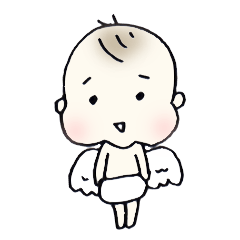 ゆるほっぺ天使の優しいスタンプ