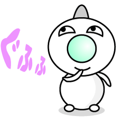 メッセージ+顔の表情