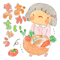 園児ママスタンプ女の子用