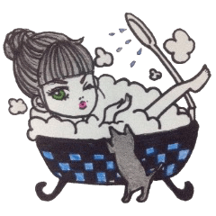 恋する女子スタンプ