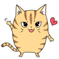 じと目のねこた。