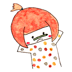 たまにはかわいいスタンプを