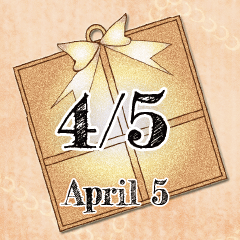 4月5日記念日BIGスタンプ