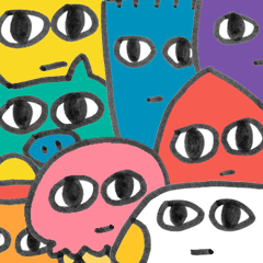 真面目なスタンプ