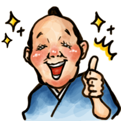 動くお江戸のスタンプ