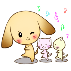 なかよしスタンプ いぬ＆ねこ編