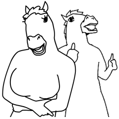 RAKUGAKI馬 オスとメス