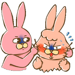 ウッジィとべべのスタンプ