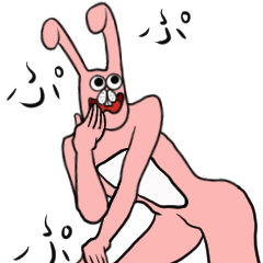 素早く狂ウサギ。