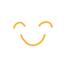 カラフル顔文字　色鉛筆風