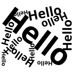 いっぱいの言葉　英語バージョン