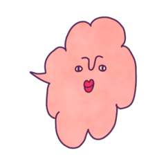 貴方色に染めて♡シュールな吹き出しと仲間