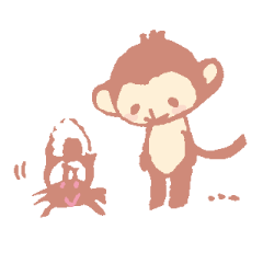 いろんな生き物たちのスタンプ