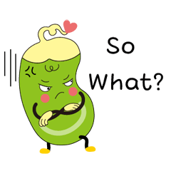 大豆と小豆のカップル(女性)