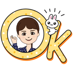 パワフル女子の日常スタンプ