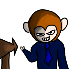 monkey and its friends