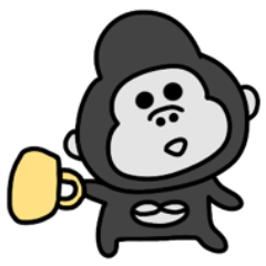 ゆるすぎる。シュールなミニゴリラ