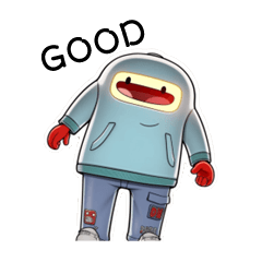 クールな青いファントム ロボット