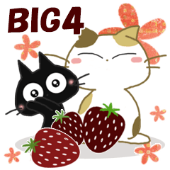 黒ねこ&みけさんのBIGなお便り4