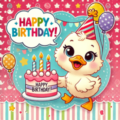 グダグダアヒルのスタンプ@SFW