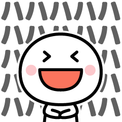 ことばの嵐☆画面にぎやか動くスタンプ