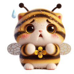 ハチねこ飛べません,