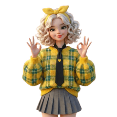 Stylish Girl Stickers