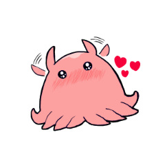 気分に合わせてカラフルメンダコスタンプ