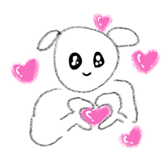 心が３歳のしろいぴえん