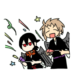 天狗のスタンプ