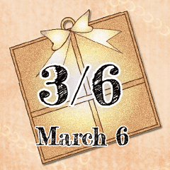 3月6日記念日BIGスタンプ