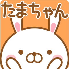 たまちゃんが使う名前スタンプ